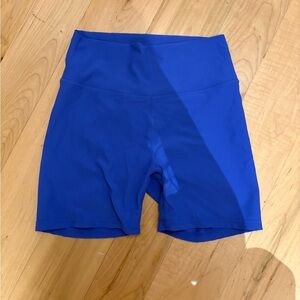 High-Rise Royal Blue Athletic Bike Shorts